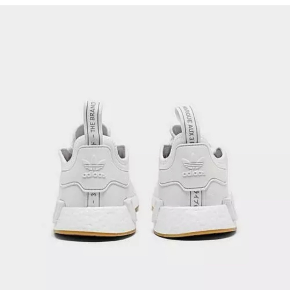 Adidas Men’s NMD_R1 Running Sneakers Cloud White - Picture 3 of 5
